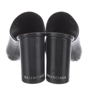 Balenciaga Leather Slides